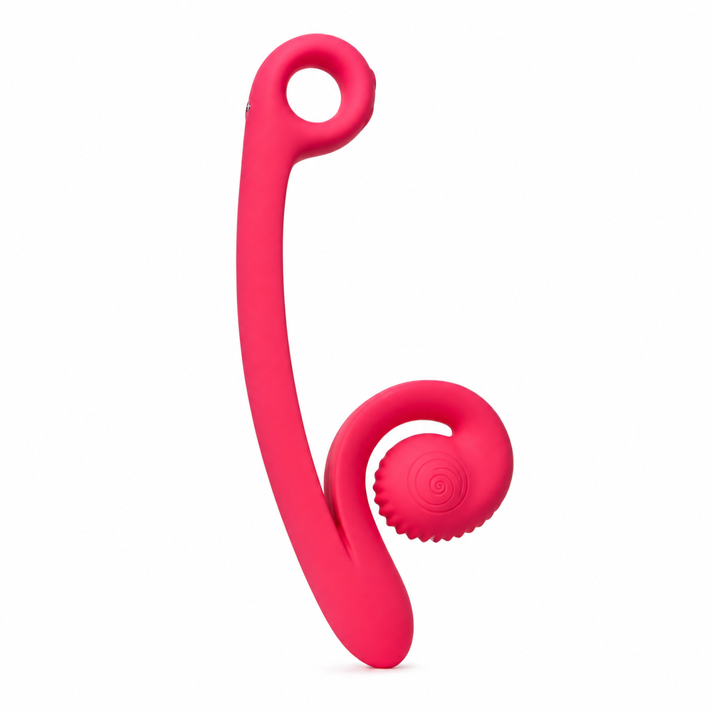 Fotografia oficial do SVibe Curve rosa, com alça circular e cabeça externa móvel