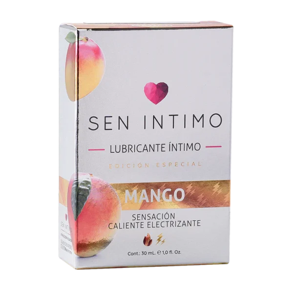 Lubricante íntimo sensación caliente y electrizante Mango - Imagen 3