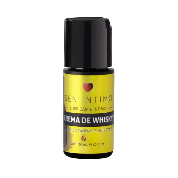 Lubricante sensación caliente y electrizante crema de whisky - Imagen 2