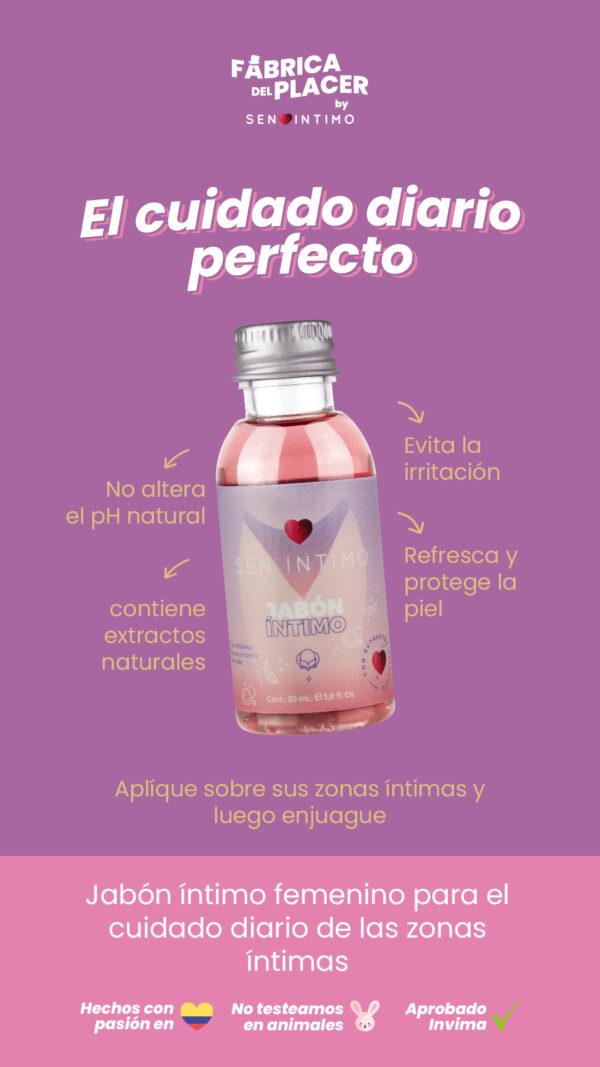 Jabón íntimo 30ml - Imagen 2