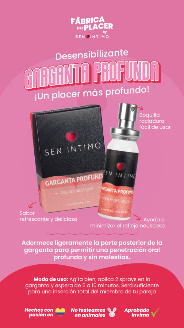 Lubricante Garganta profunda Desensibilizante - Imagen 3