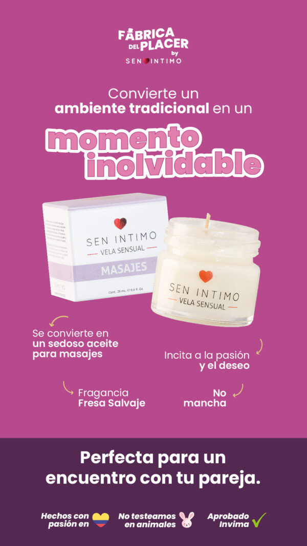 Vela para masajes x25ml - Imagen 5