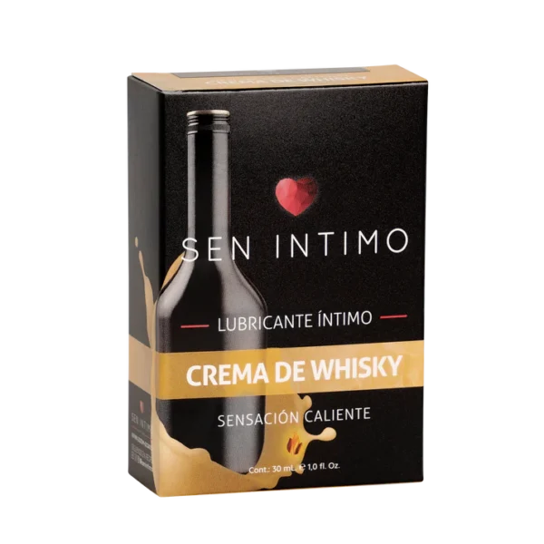Lubricante sensación caliente crema de whisky - Imagen 3