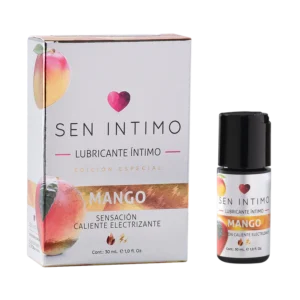 Lubricante íntimo sensación caliente y electrizante Mango