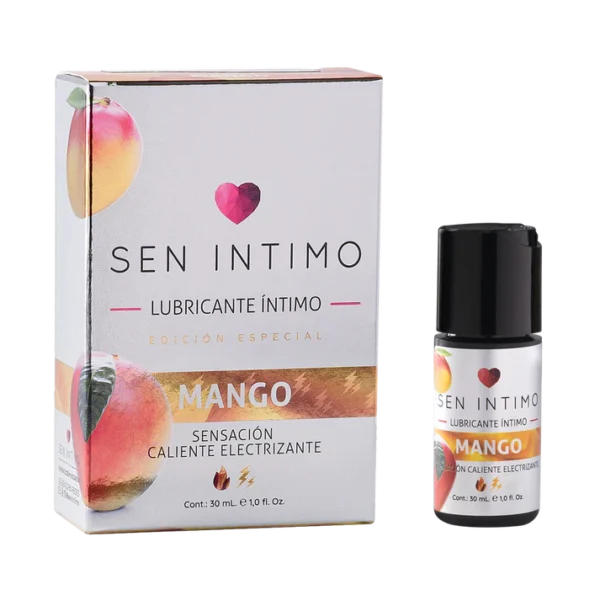 Lubricante íntimo sensación caliente y electrizante Mango