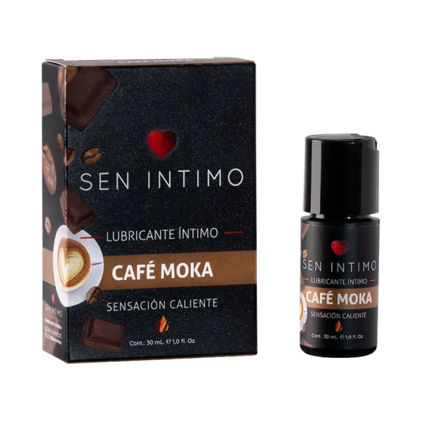 Lubricante sensación caliente café moka - Imagen 2